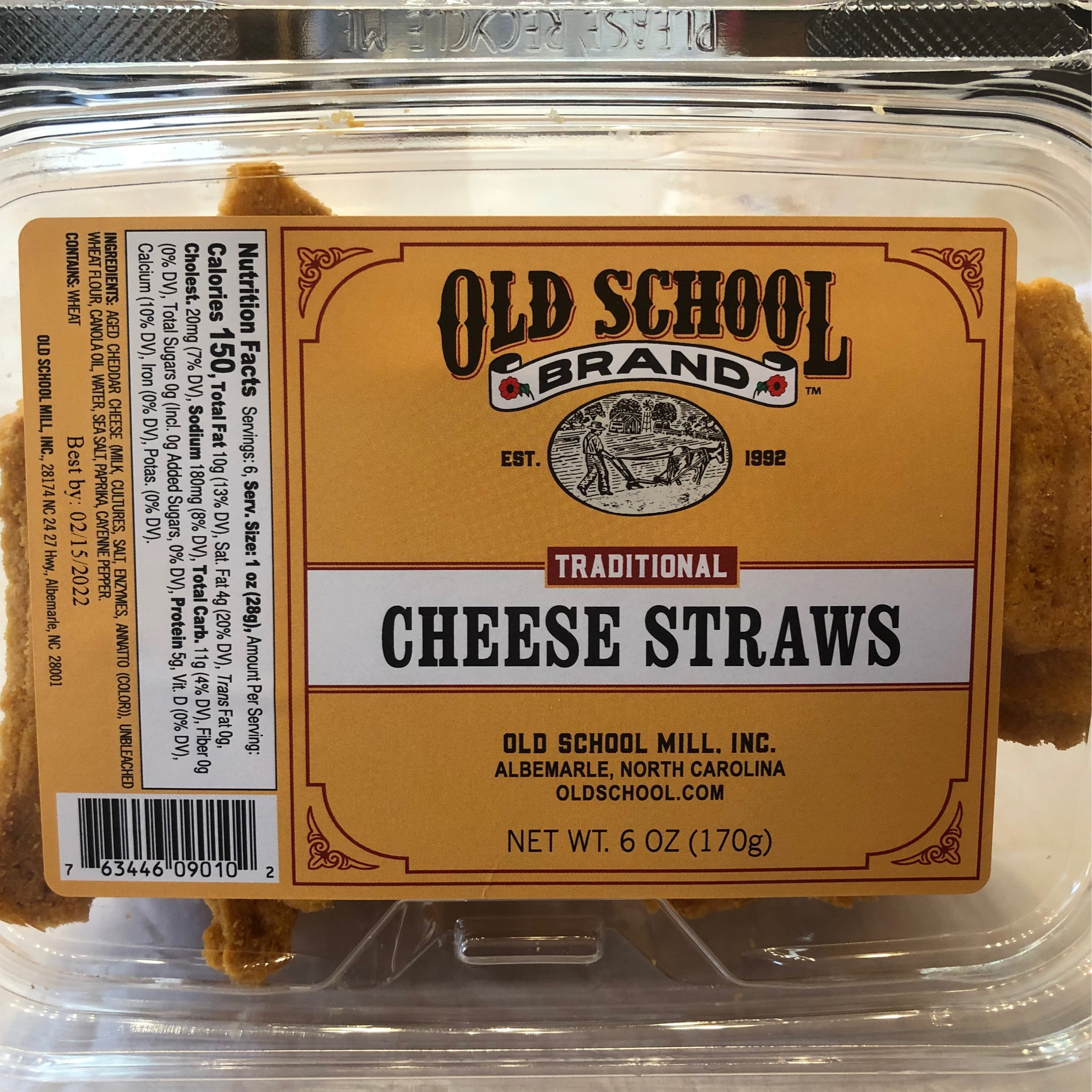 Traditional Cheese Straws – Old School Mill, Inc.